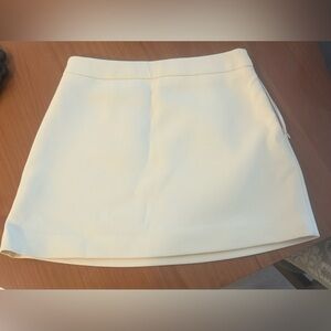 Forever New Cream Mini Skirt